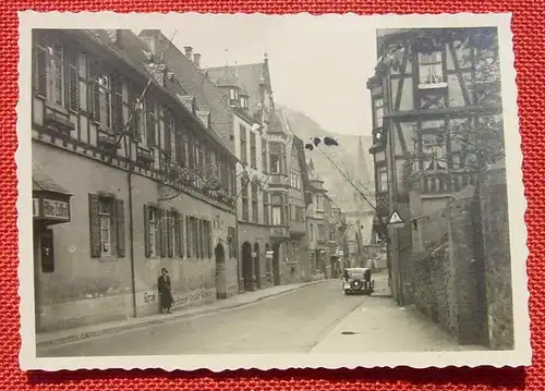 (1046719) Heimatbeleg, kleines Original-Foto Bacharach von 1936, siehe bitte Bilder