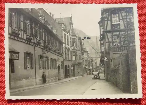 () Heimatbeleg, kleines Original-Foto Bacharach von 1936, siehe bitte Bilder