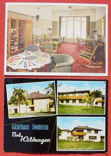 (1046727) Bad Wildungen, 2 x Postkarten, siehe bitte Bilder