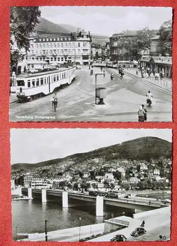 (1046746) AK Heidelberg 2 x echte Fotokarten, siehe bitte Bilder, unbeschrieben, ohne Verlagshinweis