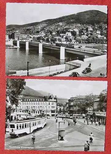 (1046747) AK Heidelberg 2 x echte Fotokarten, siehe bitte Bilder, unbeschrieben, ohne Verlagshinweis