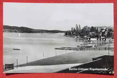 () Berlin-Gruenau, Regattastrecke, 1959, siehe bitte Bilder, Knick senkr. rechte Seite