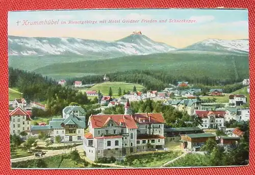 () Krummhuebel, Riesengebirge, Hotel Goldner Frieden, 1929, siehe bitte Bilder