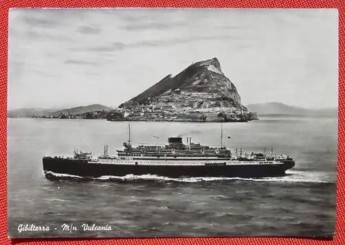 (1046781) Alte Foto-Postkarte La Motonave "Vulcania" Italien, siehe bitte Bilder # Schiff # Dampfer