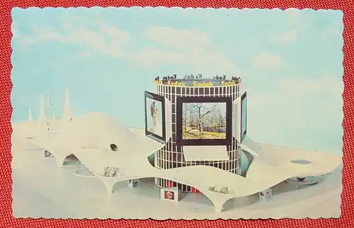 (1046795) KODAK Pavilion. New York Worlds Fair 1964-65, TOP Zustand ! Siehe bitte Bilder # Werbekarte