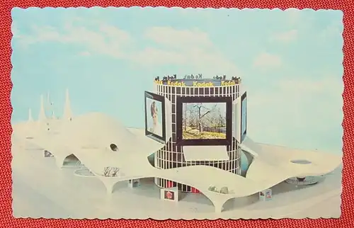 () KODAK Pavilion. New York Worlds Fair 1964-65, TOP Zustand ! Siehe bitte Bilder # Werbekarte