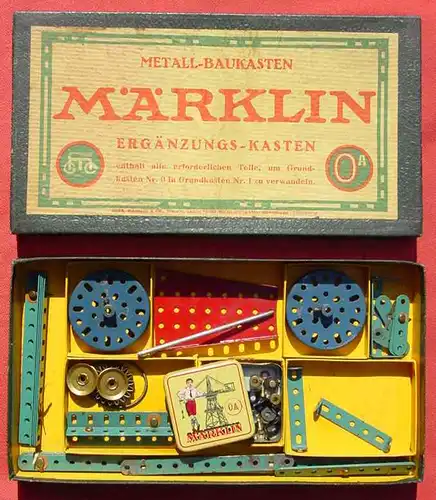 () Alter Maerklin Metallbaukasten aus 1930-er Jahren