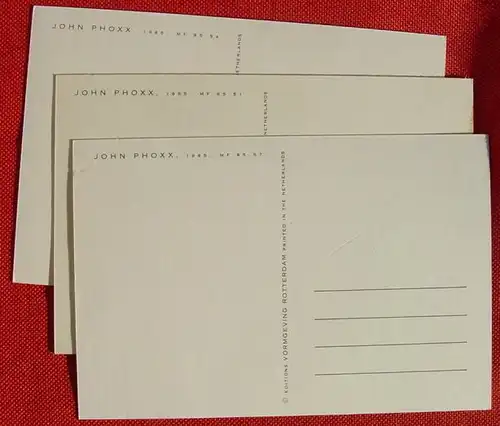 (1046101) Foto-Karten. John Phoxx. 1985. Editions Vormgeving Rotterdam, siehe bitte Bilder