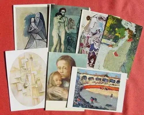 ! Neu : Versandkosten ab Euro 2,20 () Sehr schöne Partie Künstler-Ansichtskarten. 8 x Pablo Picasso, siehe bitte Bilder. Sehr gut erhalten.