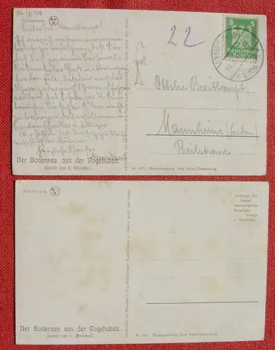 (1046120) Kuenstler-AK, Bodensee. V. Marschall, 1924, siehe bitte Bilder