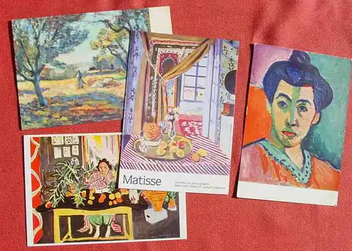 (1046121) Kuenstler-AK, 11 x Henri Matisse, siehe bitte Bilder