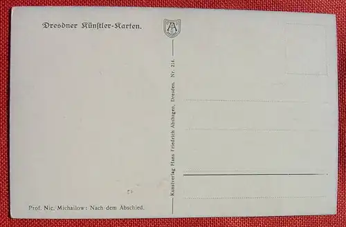 (1046129) Kuenstler-AK, Prof. Nic. Michailow. Dresdner Kuenstler-Karte, siehe bitte Bilder