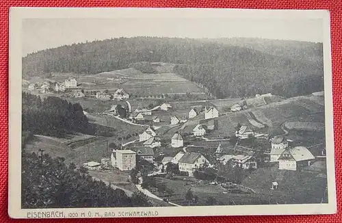 (1046153) Eisenbach, Badischer Schwarzwald, Verlag Gebrueder Metz, Tuebingen, um 1920 ?