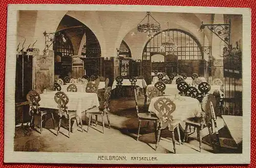 () Heilbronn, Ratskeller, 1913, siehe bitte Bilder