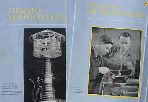 () "Siemens-Mitteilungen". Grossformatige Magazine aus 1951-1954