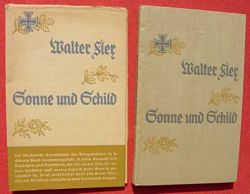 (1006069) Walter Flex "Sonne und Schild". 64 S., 1 Bildtafel. 1937 Westermann, Braunschweig