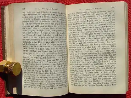 () Adolph Freiherrn Knigge "Ueber den Umgang mit Menschen". 1878 Verlag Reclam, Leipzig