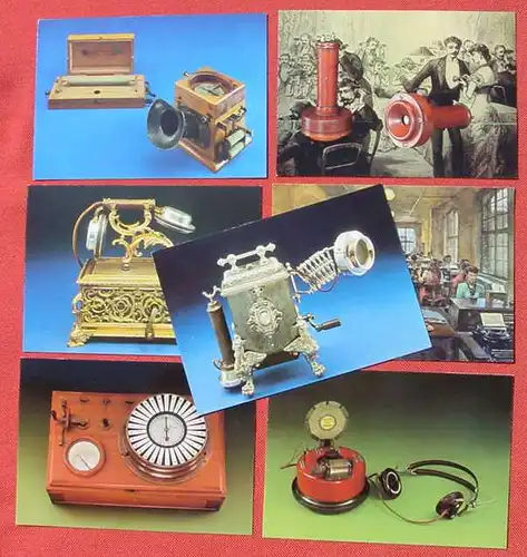 (1046440) 15 x herrliche Ansichtskarten mit Motiven "Telefon". Ges. f. deutsche Postgeschichte. TOP Zustand !