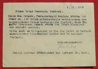 (1046270) Postkarte, Semmering, Offenhausen, 1937, Stpl. "unbekannt", siehe bitte Bilder