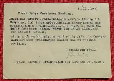 () Postkarte, Semmering, Offenhausen, 1937, Stpl. "unbekannt", siehe bitte Bilder