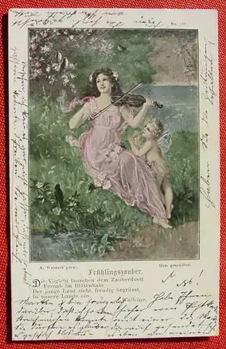 (1046033) Kuenstler-AK, A. Weinert, 1903, siehe bitte Bilder