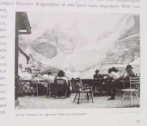 Werbeheft. Madonna di Campiglios. Suedtirol, um 1910 ? ()