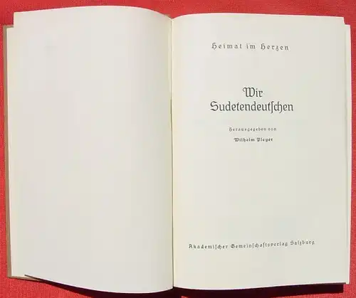 Wir Sudetendeutschen. 430 S., Salzburg 1949 (0082741)