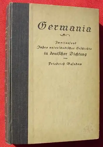 Germania - 2000 Jahre vaterlaend. Geschichte in dt. Dichtung. Berlin 1890 ()