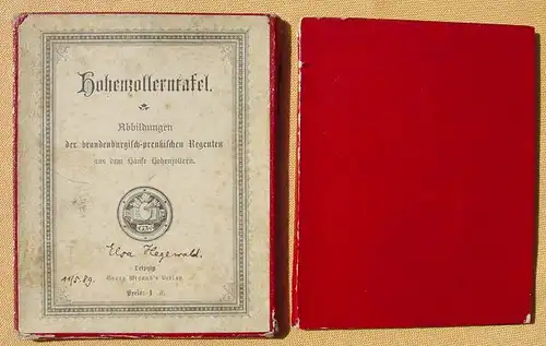 Hohenzollerntafel. Regenten. Leporello. Georg Wiegand, Leipzig 1889 (0370336)