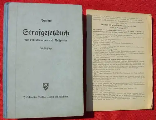 Strafgesetzbuch. Fuer Studium, Polizei- u. Gerichtspraxis. 380 S., 1950 (0370350)