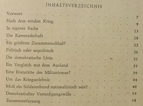 Eine Front gegen die Angst. Bohn. Soldatenbuende. Dikreiter 1951 ()