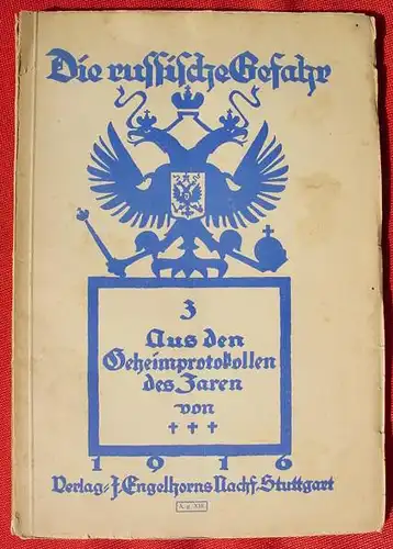 Aus den Geheimprotokollen des Zaren. Die russische Gefahr. 1916 ()