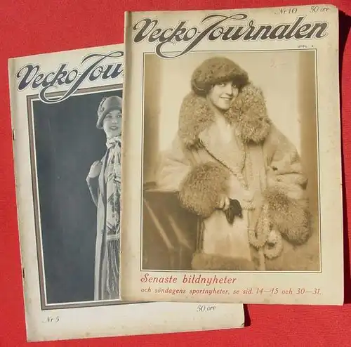 'Vecko-Journalen'. Zwei schwedische Magazine von 1926 (0020051)