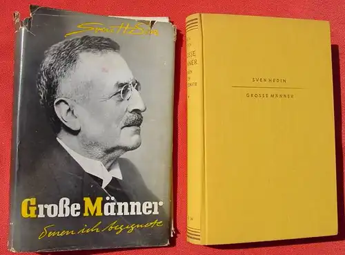 Grosse Maenner, denen ich begegnete. Sven Hedin. Brockhaus, Wiesbaden 1951 (0010102)