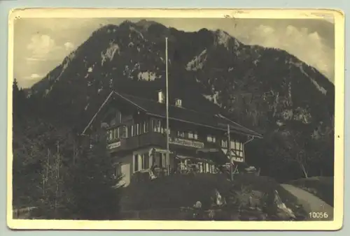 () AK Burgberg, Cafe Berghaus, bay. Allgaeu 1947 PLZ 87545