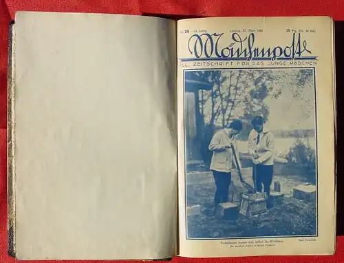 () "Maedchenpost" Illustrierte Zeitschrift. Berlin Leipzig 1927, ca. 500 S.,