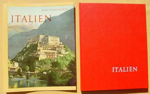 (1010891) Karfeld "ITALIEN". Kunstband mit Foto-Abbildungen. 1960-er Jahre ?