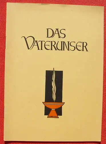 () "Das Vaterunser". Originalscherenschnitte v. Weigle. 16-S., Boccarius, um 1948