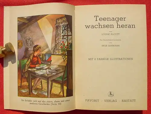 () Jugendreihe : Favorit Star Buch, Band "Teenager wachsen heran". 114 S., Rastatt, Buch No. 6413