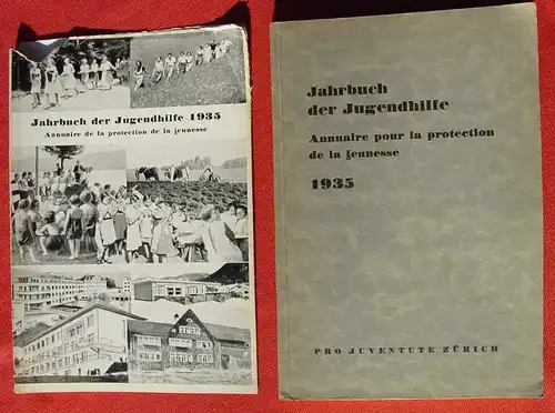 (1012033) "Schweizerisches Jahrbuch der Jugendhilfe 1935". Pro Juventute. 1935 Leemann & Co. Zuerich