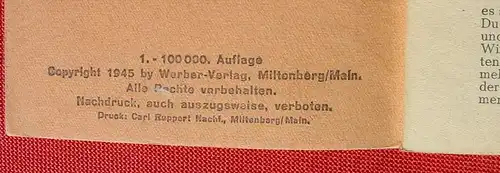 () "Englisch leicht gemacht" Sammlung fuer den Anfaenger. 32 S., 1945 Werber, Miltenberg / Main 1. Auflage