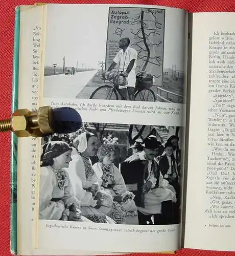 (1014925) Helfgen "Ich radle um die Welt". Von Duesseldorf bis Burma. 304 S., 1955