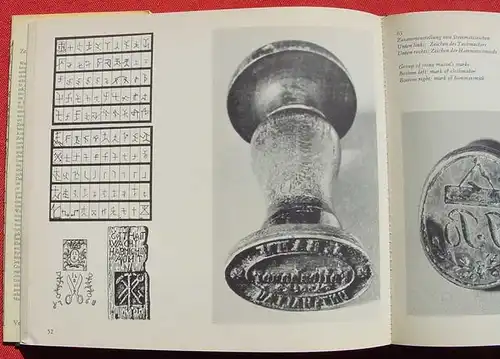 (1014934) "Zeichen, Marken, Zinken - Signs, Brands, Marks". 104 S., Bild-Textband. Arthur Niggli, Teufen 1971