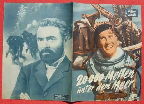 () "20 000 Meilen unter dem Meer". Das Neue Filmprogramm. Filmprogramm aus den 1950-er Jahren. Mit Kirk Douglas u. a. ... ,  Klemmer-Druck. Guter Zustand