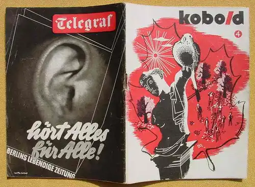 () Kobold. Magazin Nr. 4 Oktober 1947,  1. Jahrg. 72 S., Kobold-Verlag, Berlin