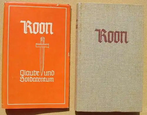 (1015692) Albrecht von Roon. Glaube und Soldatentum. Wichern-Verlag, Berlin 1939, 1. Auflage