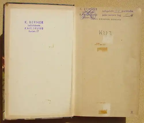 (1015695) Spillane "Ich, der Richter". Kriminalroman. 234 S., Amsel-Verlag 1953. 1. A