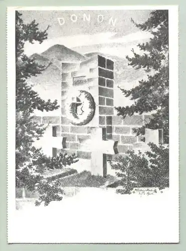 (1010037) Feldpostkarte DONON, um 1940 # 2. Weltkrieg # WK II