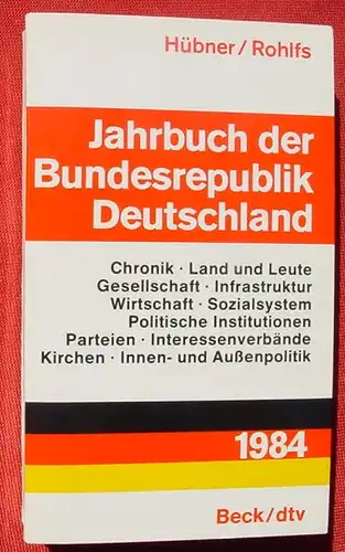 'Jahrbuch der BRD 1984'. 522 Seiten. dtv-Verlag (0370104)