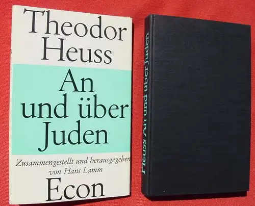An und ueber Juden. Von Theodor Heuss. Duesseldorf 1964 (0370116)